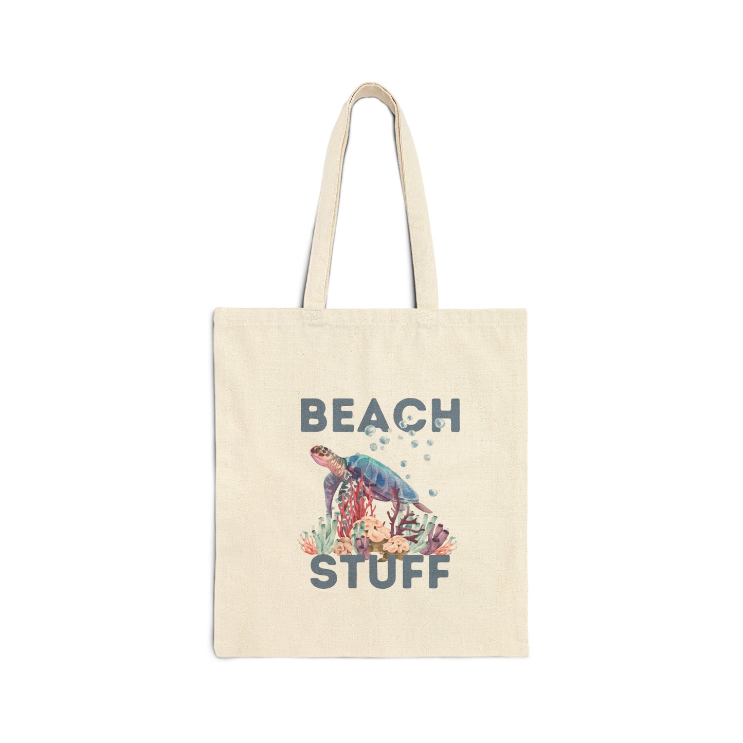 Beach Stuff Turtle Tote